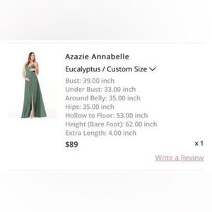 Eucalyptus Maternity Bridesmaid Dress